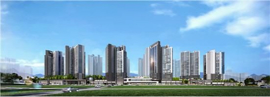 울산 라엘에스 투시도. <롯데건설 제공>